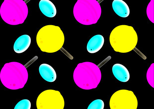 多彩圆形图案背景设计