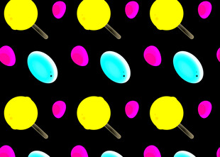 多彩糖果图案无缝背景