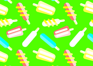 多彩冰淇淋图案背景