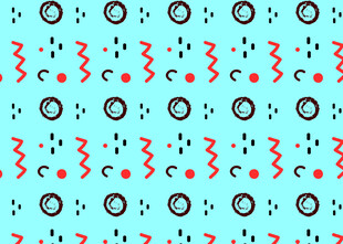 蓝底几何图案无缝背景