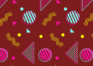 复古几何图案背景纹理