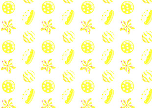 黄色水果图案无缝背景图
