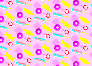 多彩几何图案背景纹理