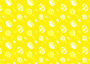 黄色背景白色图案纹理