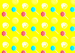 多彩棒棒糖图案背景