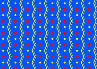 蓝底波点条纹图案设计