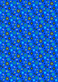 蓝色碎花图案背景纹理