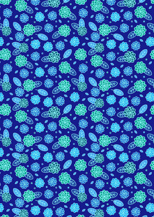 蓝色几何图案无缝背景