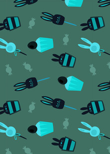 卡通风格工具图案背景