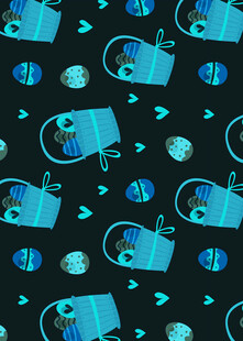 太空元素几何图案背景