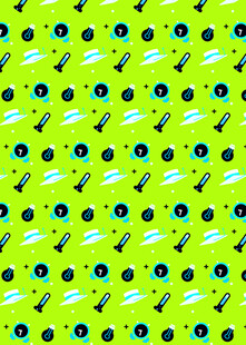 绿色背景的眼睛图案纹理