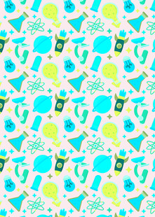 清新几何图案背景纹理