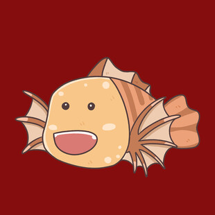 可爱卡通小鱼形象设计