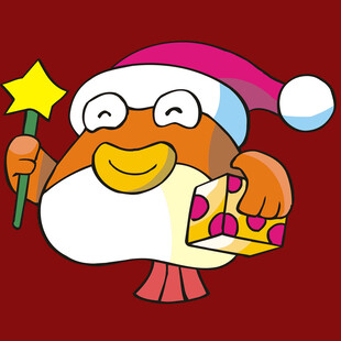 圣诞企鹅送礼物