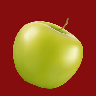 青苹果特写