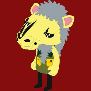 卡通刺猬形象手持相机