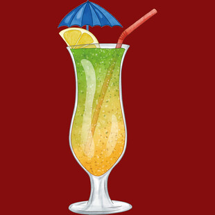 热带风情鸡尾酒