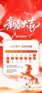 新年大促海报