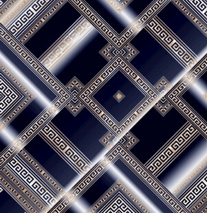 几何图案复古风无缝纹理