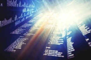 科技之光下的数字信息世界