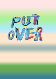 彩色立体英文PUT OVER