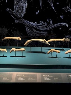 三星堆陶鸟头勺把