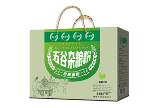 五谷杂粮面粉设计展开图