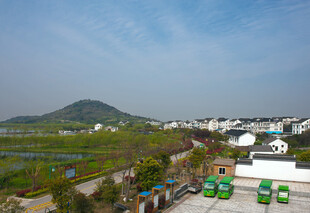 乡村田园风光全景图