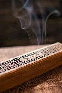 木质香薰盒 袅袅青烟