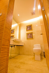 温馨简约风格的室内卫生间