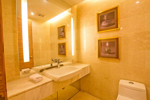 豪华卫生间双台盆设计