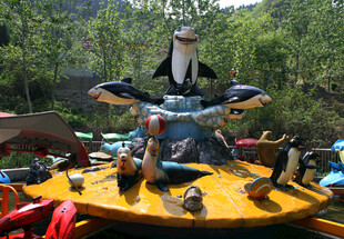 游乐园中的特色旋转游乐设施