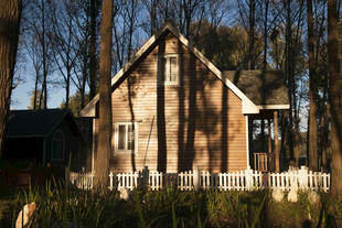 林间木屋 静谧的田园风光