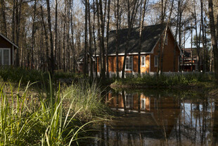 湖畔木屋 静谧自然景致
