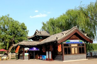 中式传统风格景区建筑