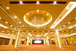 豪华大气的室内宴会大厅