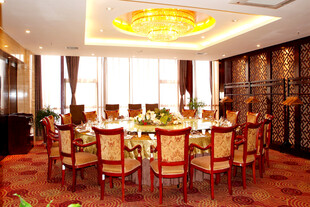 豪华中式餐厅包间场景