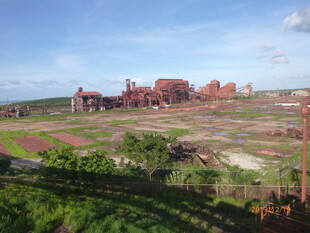 工业遗址景观 绿意环绕