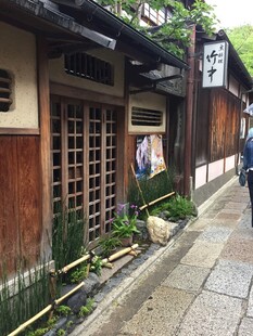 日本日式街道传统建筑景象