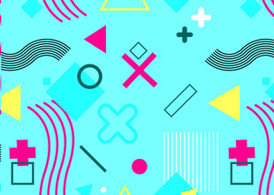 几何图案多彩背景设计