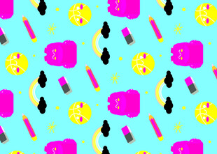 多彩糖果图案背景