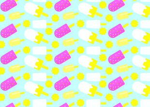 可爱糖果图案无缝背景图