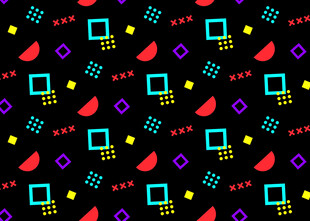 多彩几何图案背景纹理