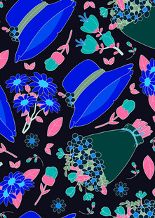 梦幻花卉图案设计