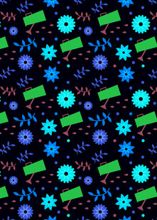 科技风炫彩几何图案背景