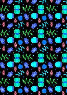 多彩几何图案无缝背景