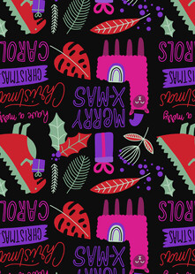 恐龙主题多彩图案设计