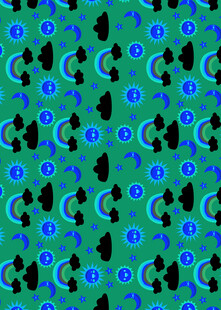 绿色背景抽象图案纹理