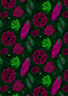 多彩蔬菜图案背景纹理