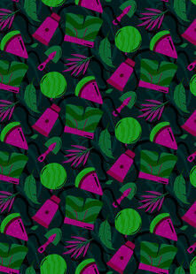 多彩几何图案背景纹理